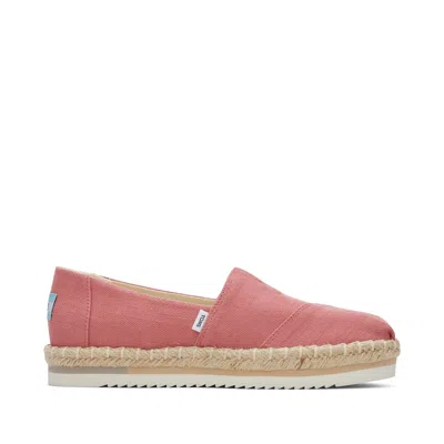 TOMS SHOES ALPARGATA ROPE PLATFORM 
