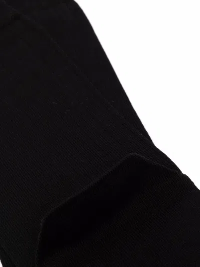 Maison Margiela Jersey-wool Tabi Crew-length Socks Clothing In Blue