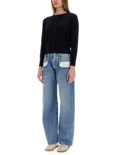 Maison Margiela Long-sleeved Knitted Cardigan
