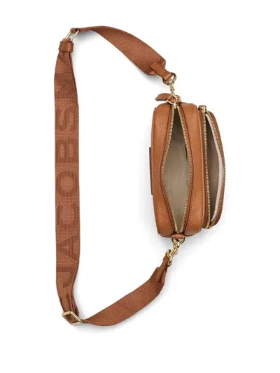 Marc Jacobs The Crossbody Tote Leather Bag Argan Color In Brown