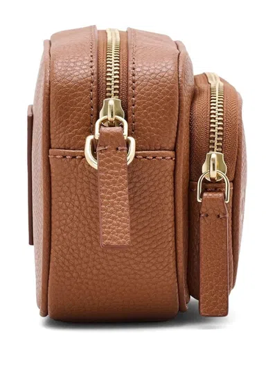 Marc Jacobs The Crossbody Tote Leather Bag Argan Color In Brown