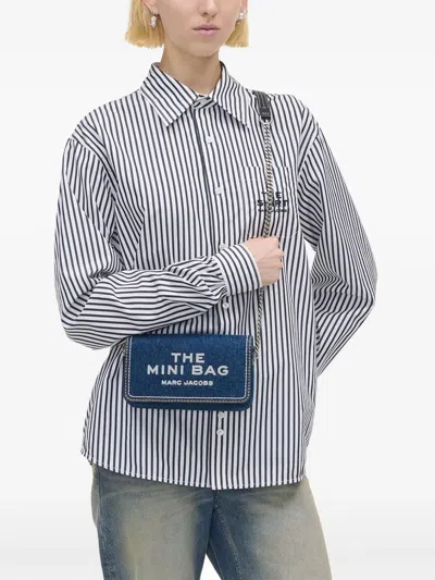 Marc Jacobs The Denim Chain Dark Wash Mini Cross-body Bag