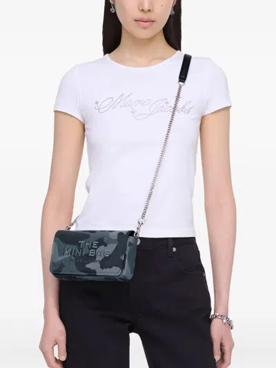 Marc Jacobs Cotton Shoulder Bags In Blue