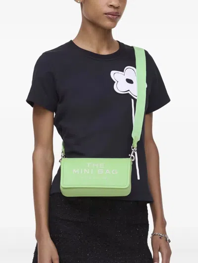 Marc Jacobs The Mini Leather Crossbody Bag In Green