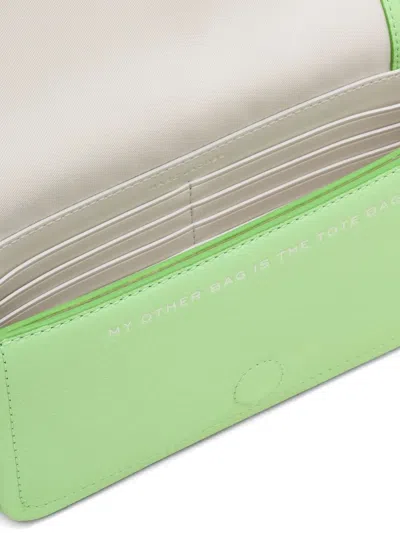 Marc Jacobs The Mini Leather Crossbody Bag In Green