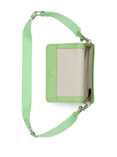 Marc Jacobs The Mini Leather Crossbody Bag In Green