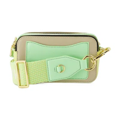 Marc Jacobs The Snapshot Peppermint Multi Leather Camera Bag