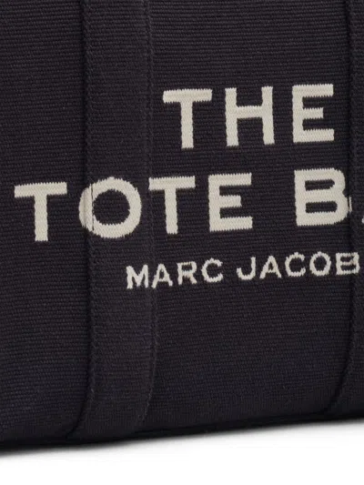 Marc Jacobs The Tote Bag Medium Cotton Tote In Black