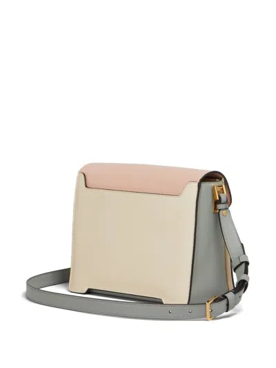 Marni Womens Zo878 Trunkaroo Colour-block Medium Leather Shoulder Bag In Multi