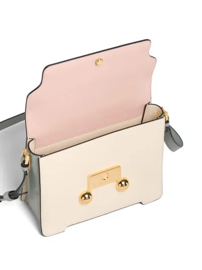 Marni Womens Zo878 Trunkaroo Colour-block Medium Leather Shoulder Bag In Multi