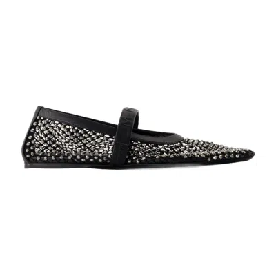 Marni Mary Jane Ballet Flats In Black Polyuretan