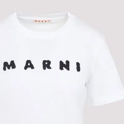 Marni Classic Short-sleeve T-shirt With Scribbled Logo