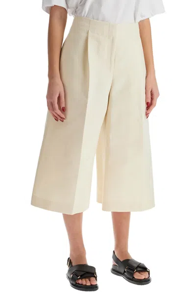 Marni Knee Length Pleated Wide Leg Trousers