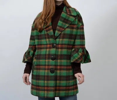 Ivy Jane Lady Like Coat In Green In Green