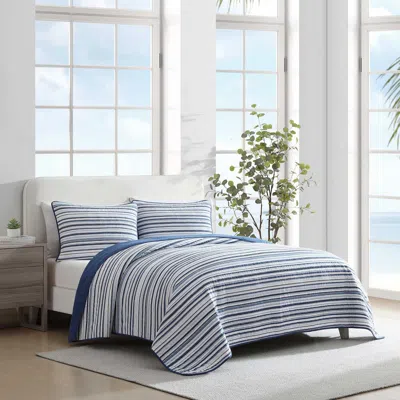 Nautica Pembrook Blue Twin Quilt-sham Set