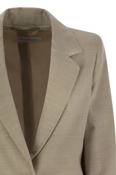 Max Mara Sand Wool Acacia Blazer