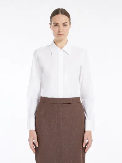 Max Mara Angora1234 Bodysuit Collared Shirt With Long Sleeves
