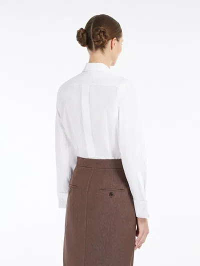 Max Mara Angora1234 Bodysuit Collared Shirt With Long Sleeves