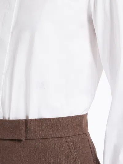 Max Mara Angora1234 Bodysuit Collared Shirt With Long Sleeves