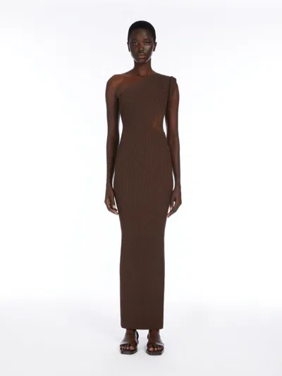 Max Mara One-shoulder Dress Featuring Cut-out Detail