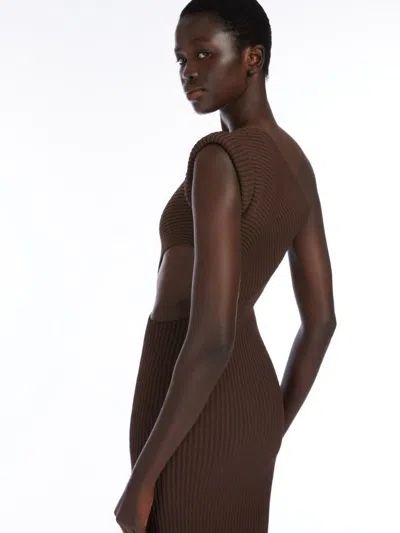 Max Mara One-shoulder Dress Featuring Cut-out Detail