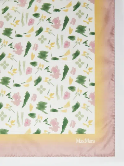 Max Mara Printed Silk Scarf