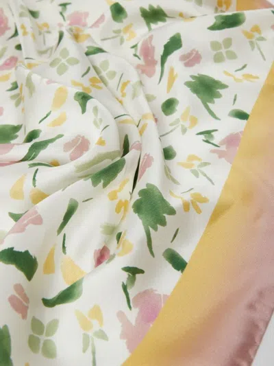 Max Mara Printed Silk Scarf