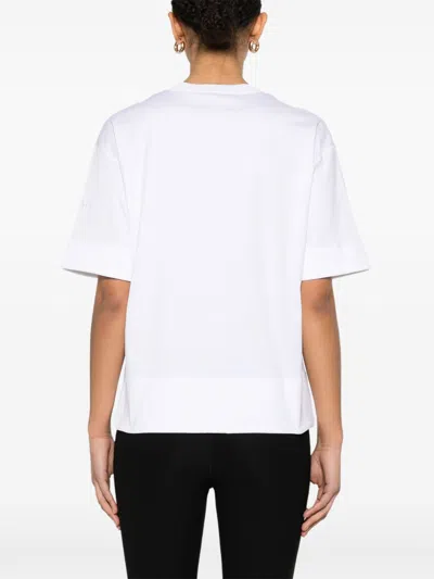 Max Mara Cotton Top With Subtle Logo Detail