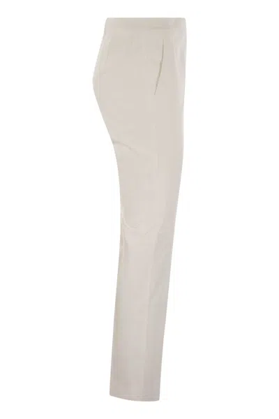 Max Mara Maxmara Women Okra - Cotton Satin Trousers