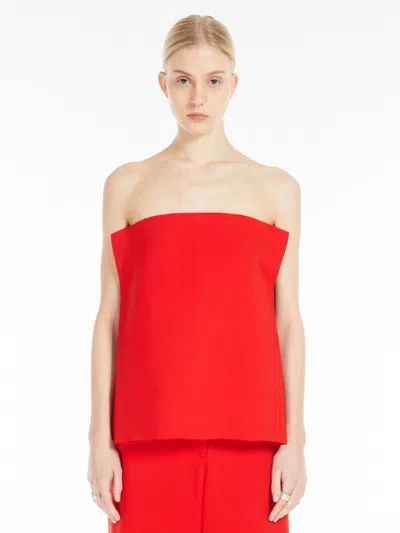 Sportmax Max Mara  Agi1234 Waistcoat Red