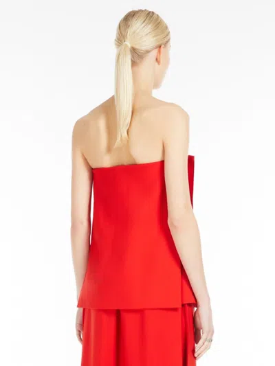Sportmax Max Mara  Agi1234 Waistcoat Red
