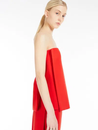 Sportmax Max Mara  Agi1234 Waistcoat Red