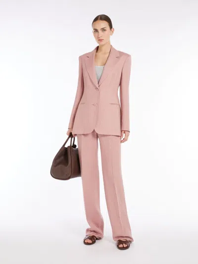 Max Mara Studio Cordova Long Trouser Pink