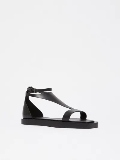 Max Mara Leather Sandals With Premium Quality
