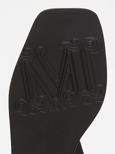 Max Mara Leather Sandals With Premium Quality