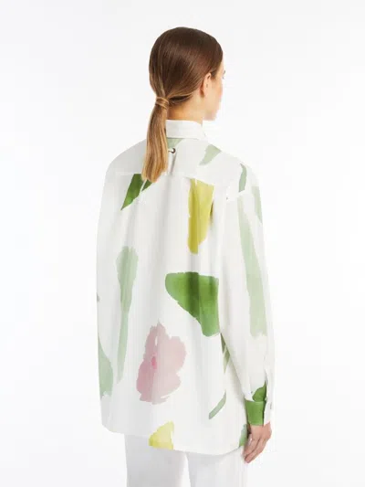 Max Mara Verace Abstract-print Long-sleeve Shirt