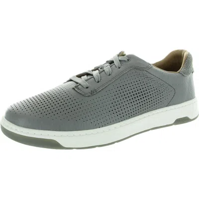 Johnston & Murphy Mens Perforated Oxfords In Grey