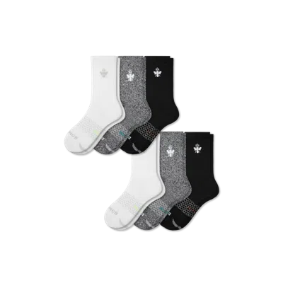 Bombas All-purpose Performance Calf Sock 6-pack In Mixed