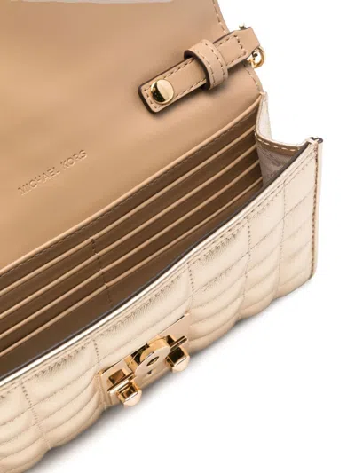 MICHAEL MICHAEL KORS MICHAEL MICHAEL KORS TRIBECA LEATHER WALLET ON CHAIN 
