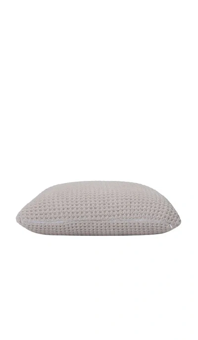 Barefoot Dreams Cozychic Waffle Pillow In Stone