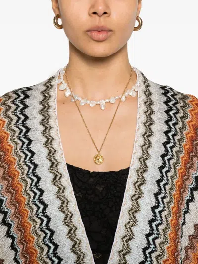 Missoni Zig-zag Viscose Blend Cape Accessories