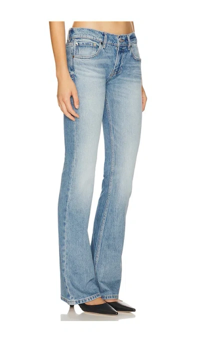 Eb Denim Maria Stretch Mid-rise Bootcut Jeans In Blue