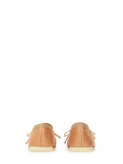 Mm6 Maison Margiela Mm6 By Maison Margiela Ballerina Flats With Logo And Bow Detail