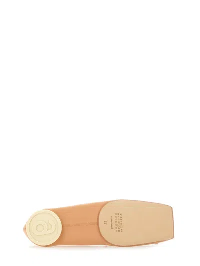 Mm6 Maison Margiela Mm6 By Maison Margiela Ballerina Flats With Logo And Bow Detail