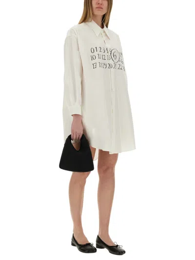 Mm6 Maison Margiela Mm6 By Maison Margiela Chemisier Dress With Print