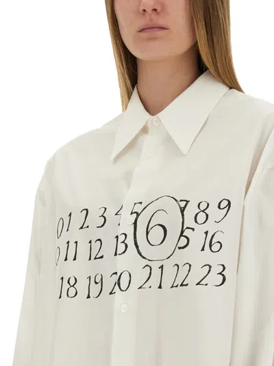 Mm6 Maison Margiela Mm6 By Maison Margiela Chemisier Dress With Print