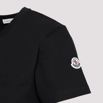 Moncler Cotton T-shirt With Iconic Logo Patch