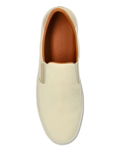 Moncler Men's Monclub Slip-ons Shoes In Neutral