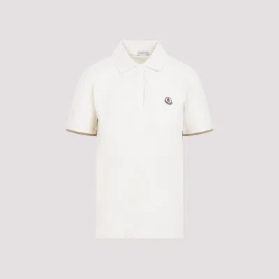 Moncler Polo-style T-shirt In Chic Nude Palette