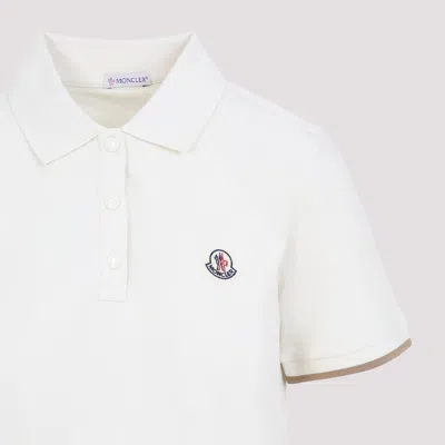 Moncler Polo-style T-shirt In Chic Nude Palette